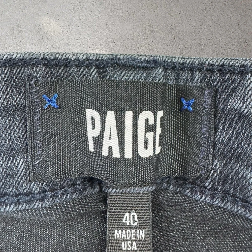 Paige Lennox Slim Fit Jeans‎ 40x32 Dark Wash USA Rayon Denim Pants EUC